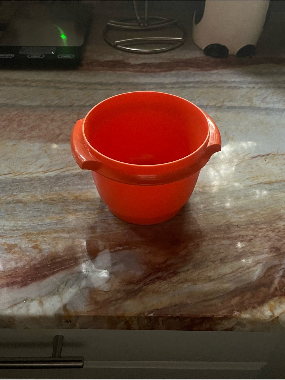 Vintage Tupperware Orange Servalier Bowl #886-4 Replacement Container No Lid USA